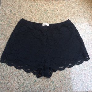 Lace Shorts (Abercrombie & Fitch)